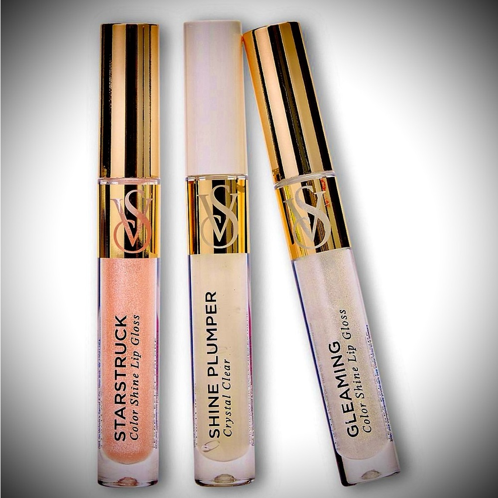 🦋 Victoria’s Secret Shine Lip Gloss Trio New in Box